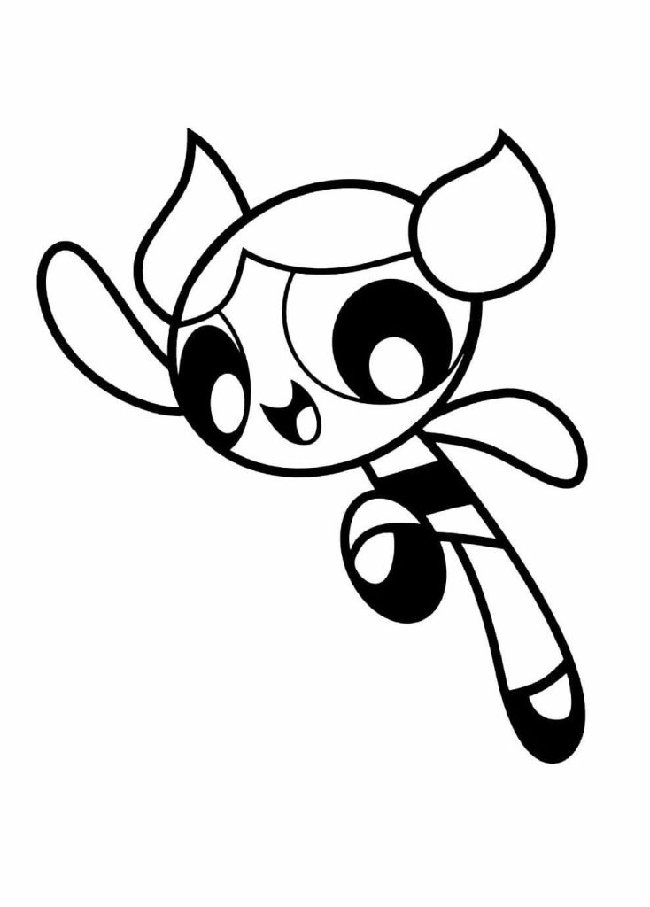 Desenho de Lindinha (As Meninas Superpoderosas) para imprimir