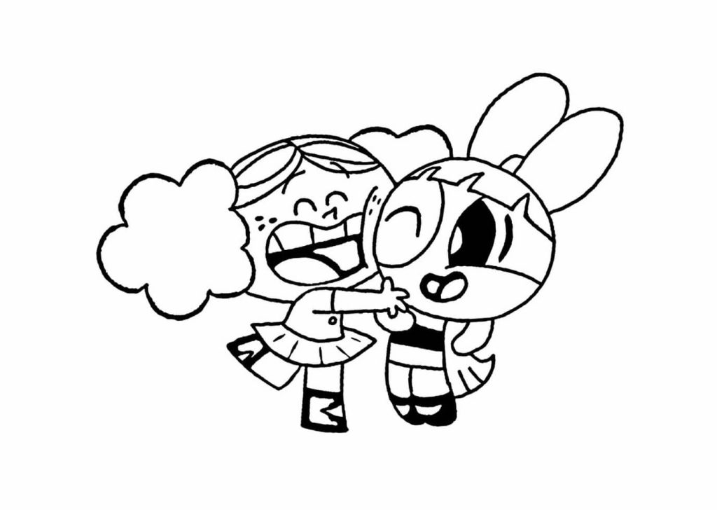 Desenho de As Meninas Superpoderosas para imprimir