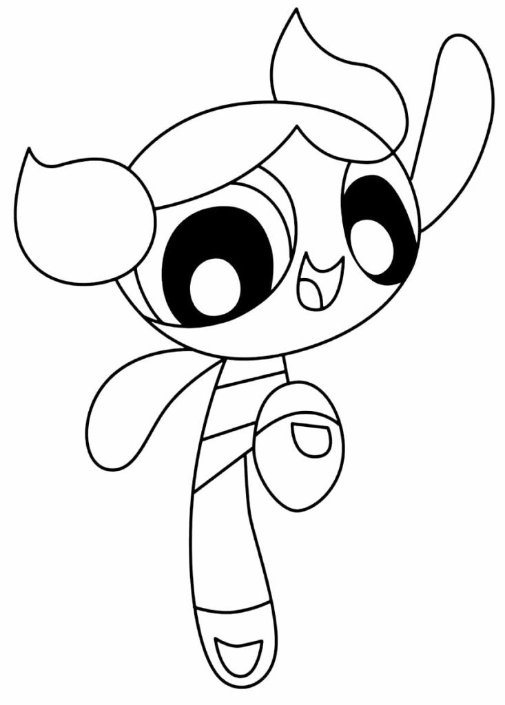 Desenho de Lindinha (As Meninas Superpoderosas) para imprimir