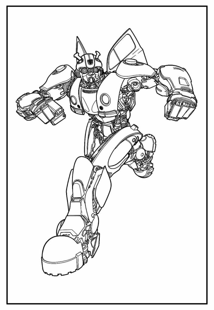 Desenho de Bumblebee (Transformers) para imprimir