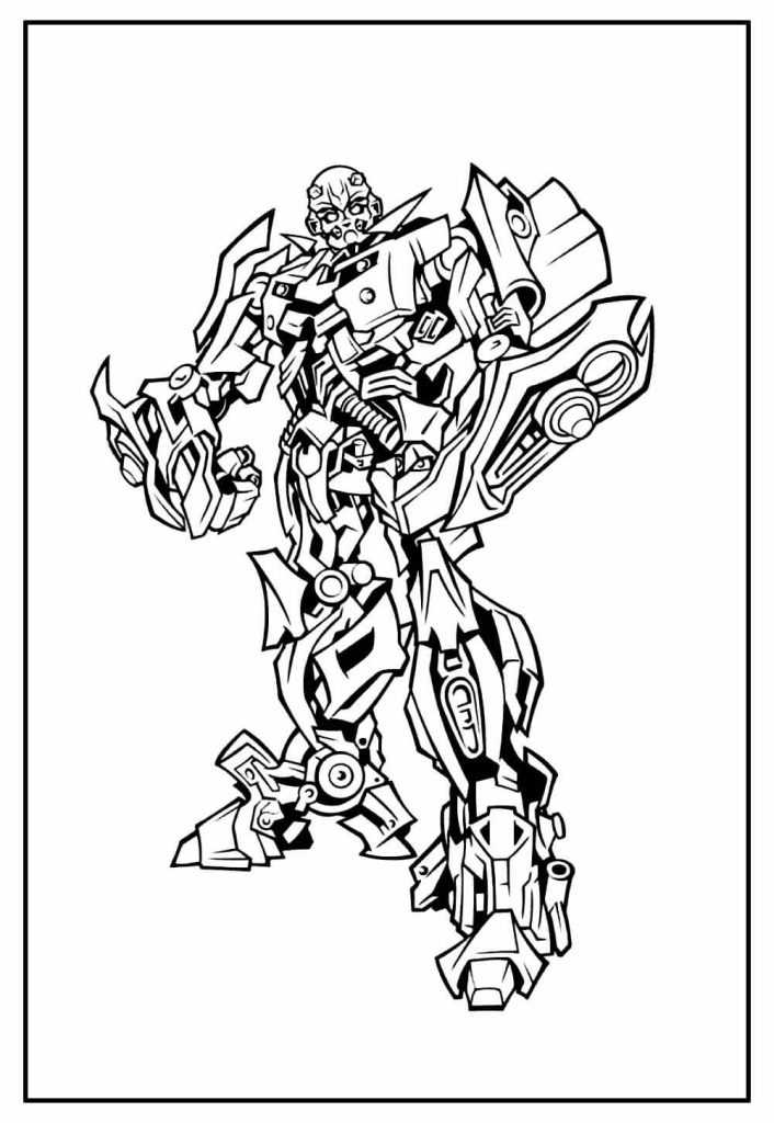 Desenho de Bumblebee (Transformers) para imprimir