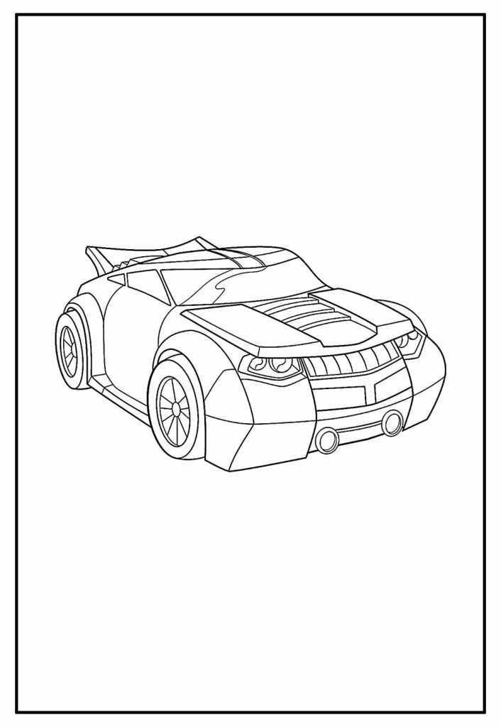 Desenho de Bumblebee (Transformers) para imprimir