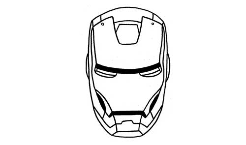 Desenho de Homem de Ferro (Iron Man) para imprimir