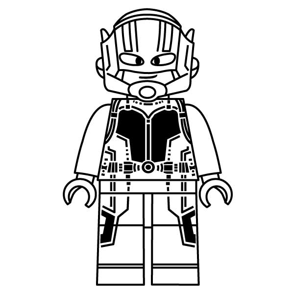 Desenho de Homem-Formiga (Ant-Man) para imprimir