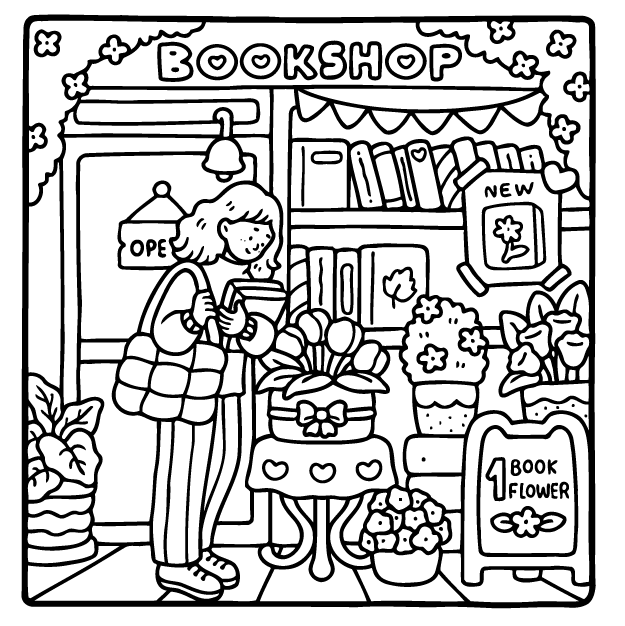 Desenho de Girl Moments para imprimir