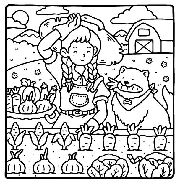Desenho de Girl Moments para imprimir