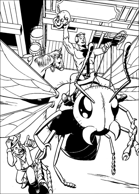 Desenho de Homem-Formiga (Ant-Man) para imprimir