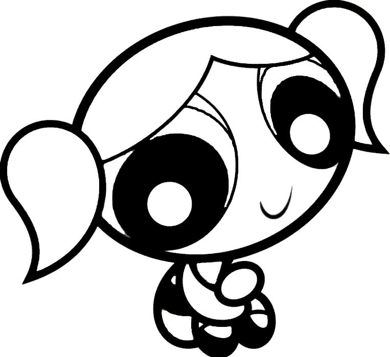 Desenho de Lindinha (As Meninas Superpoderosas) para imprimir