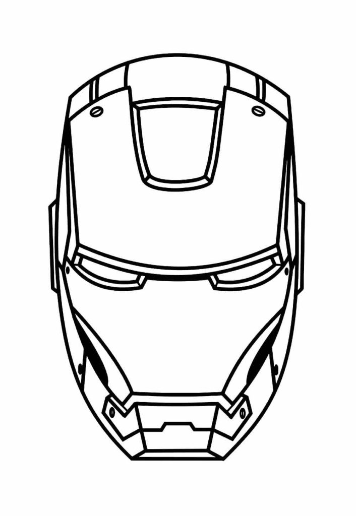Desenho de Homem de Ferro (Iron Man) para imprimir