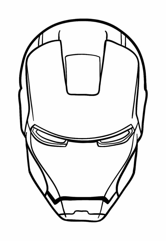 Desenho de Homem de Ferro (Iron Man) para imprimir