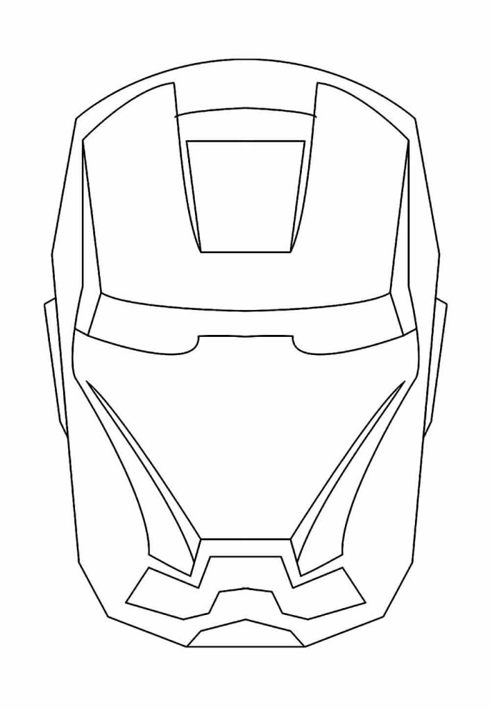 Desenho de Homem de Ferro (Iron Man) para imprimir
