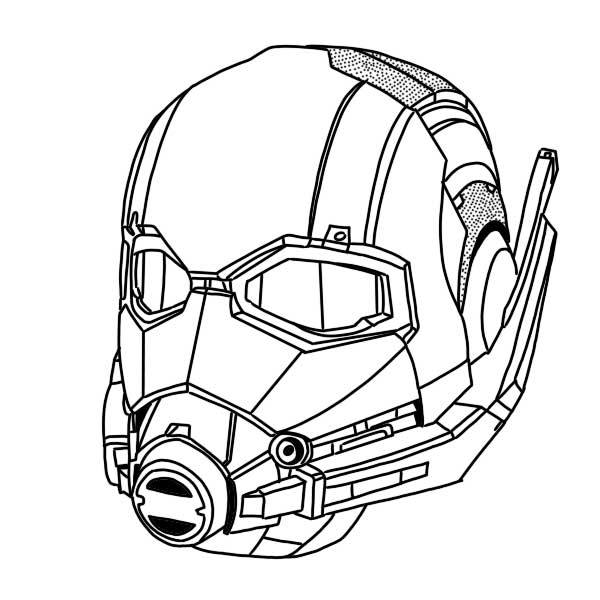 Desenho de Homem-Formiga (Ant-Man) para imprimir