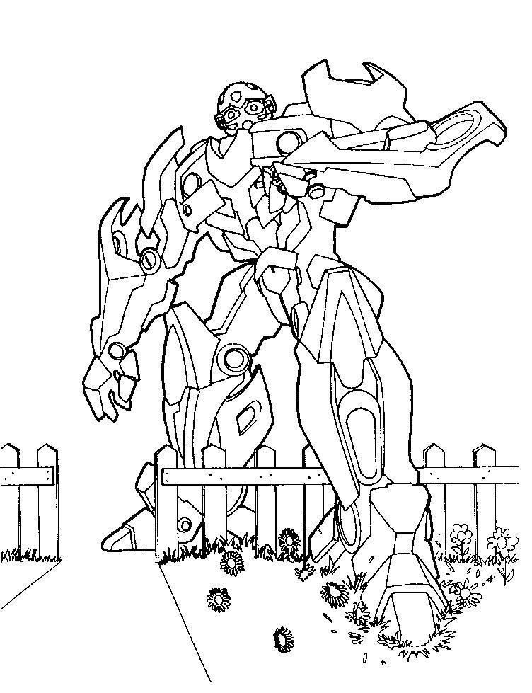 Desenho de Bumblebee (Transformers) para imprimir
