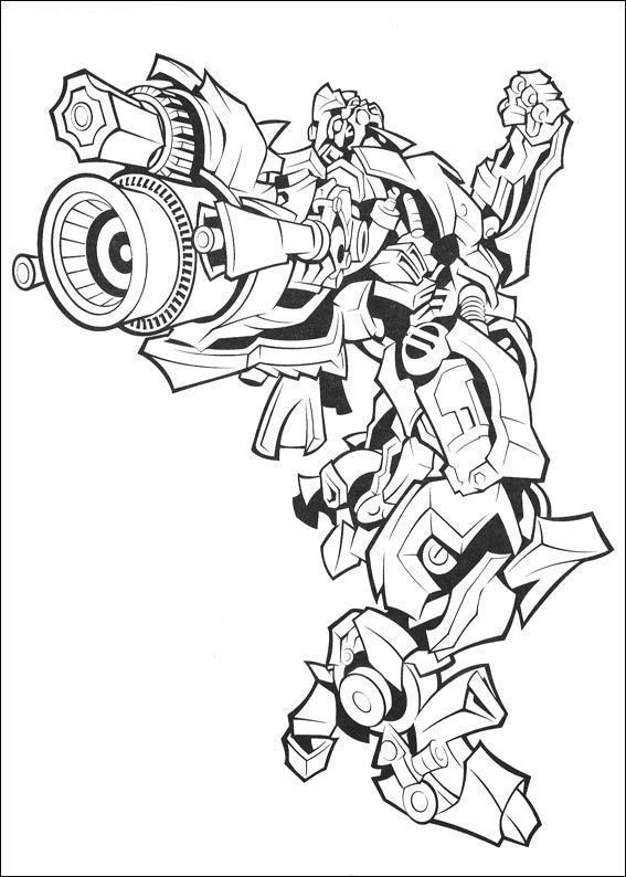 Desenho de Bumblebee (Transformers) para imprimir