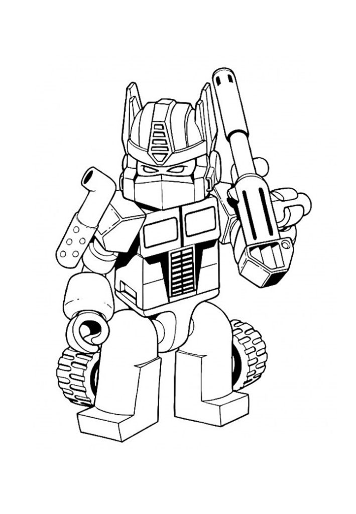 Desenho de Optimus Prime (Transformers) para imprimir