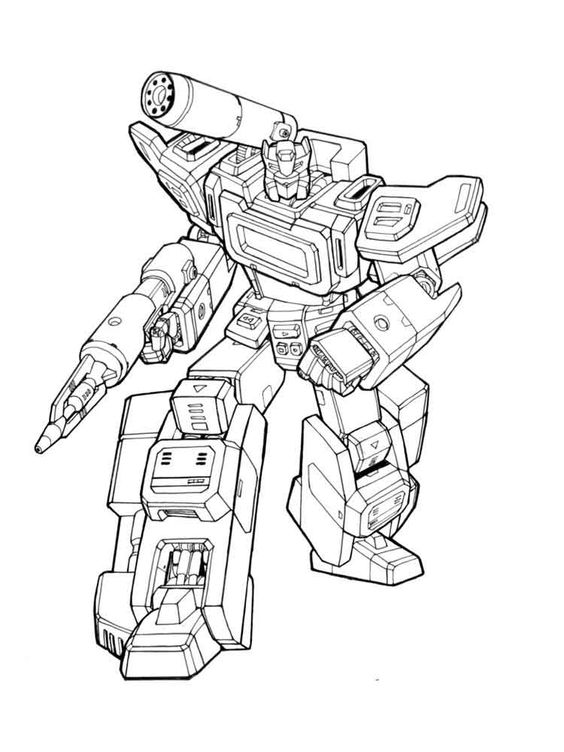 Desenho de Optimus Prime (Transformers) para imprimir
