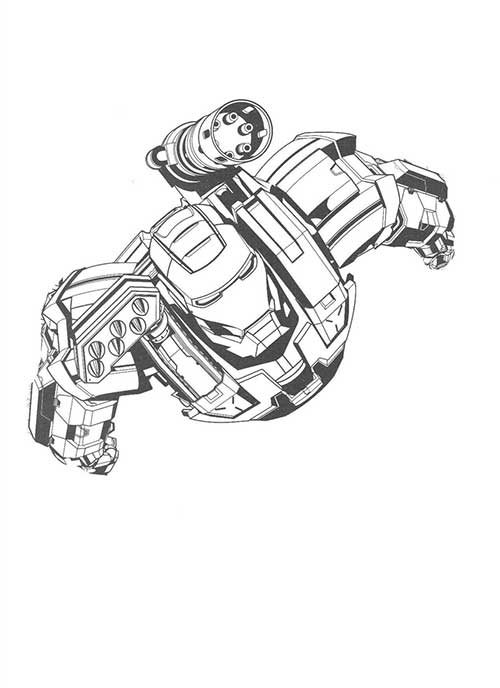 Desenho de Homem de Ferro (Iron Man) para imprimir