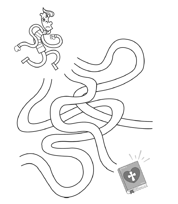 Desenho de 3 Palavrinhas para imprimir
