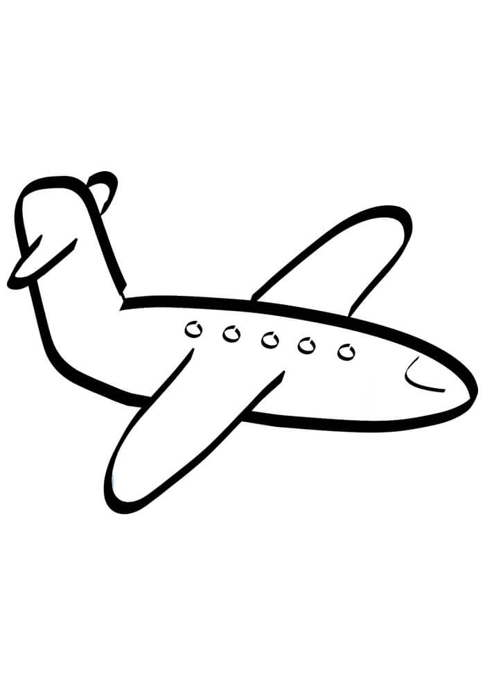 Desenho de Avião para imprimir