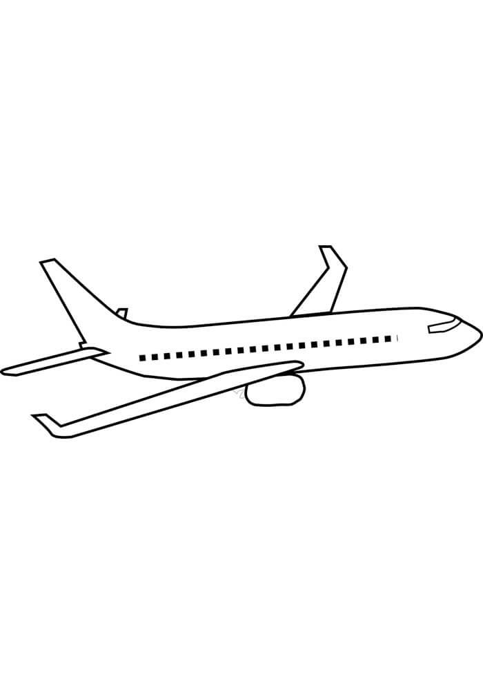 Desenho de Avião para imprimir