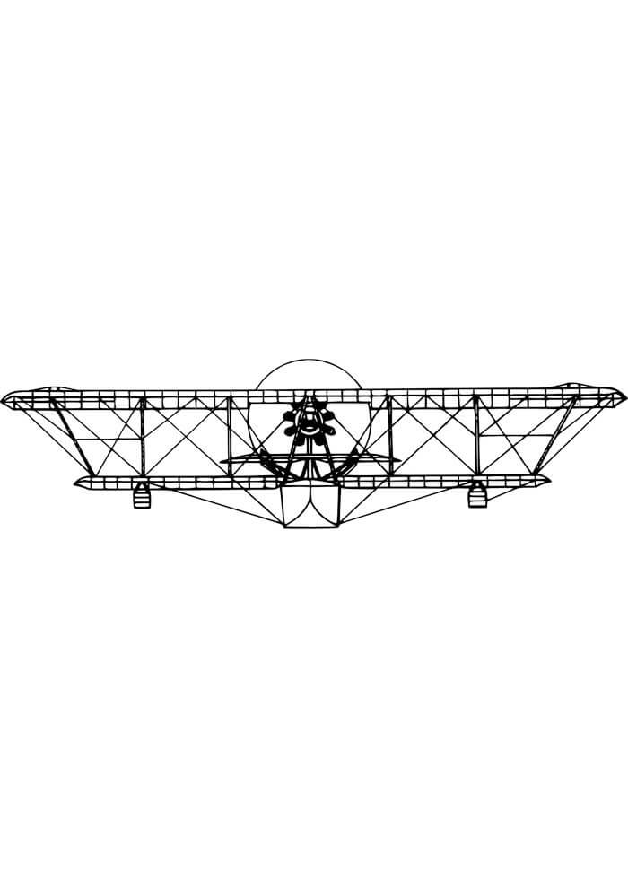 Desenho de Avião para imprimir