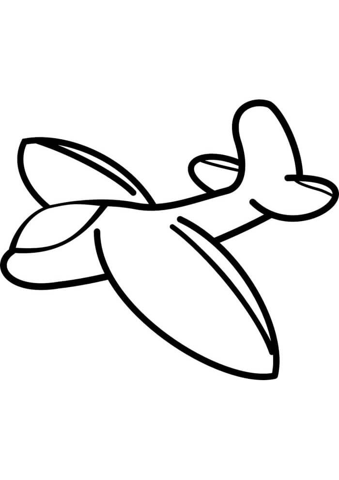 Desenho de Avião para imprimir