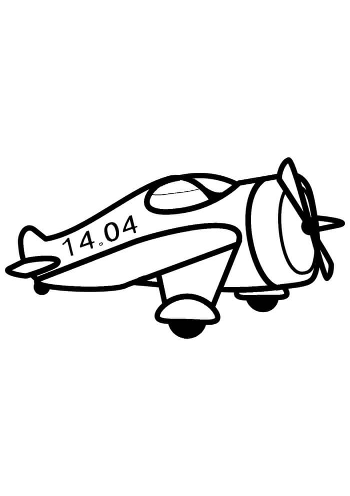 Desenho de Avião para imprimir