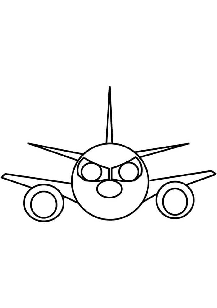 Desenho de Avião para imprimir