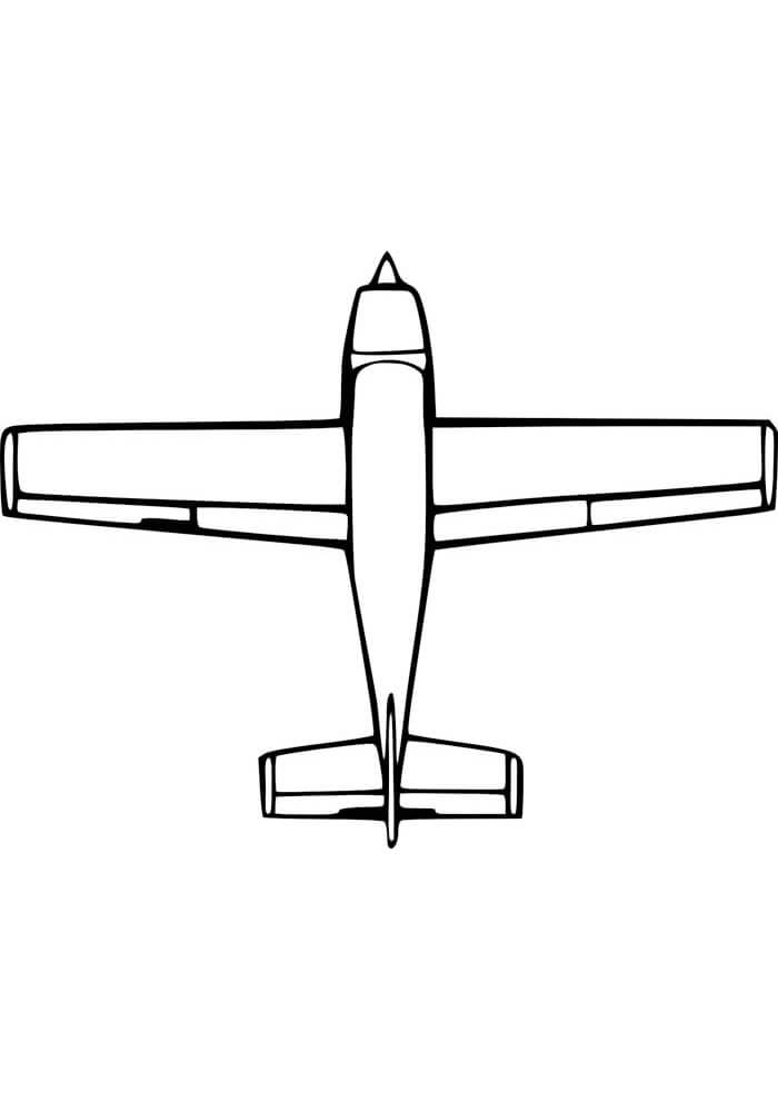 Desenho de Avião para imprimir