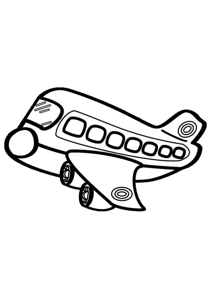 Desenho de Avião para imprimir