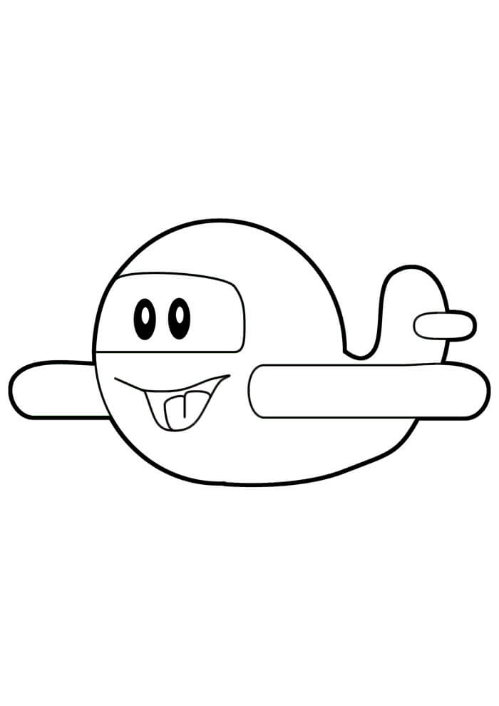 Desenho de Avião para imprimir