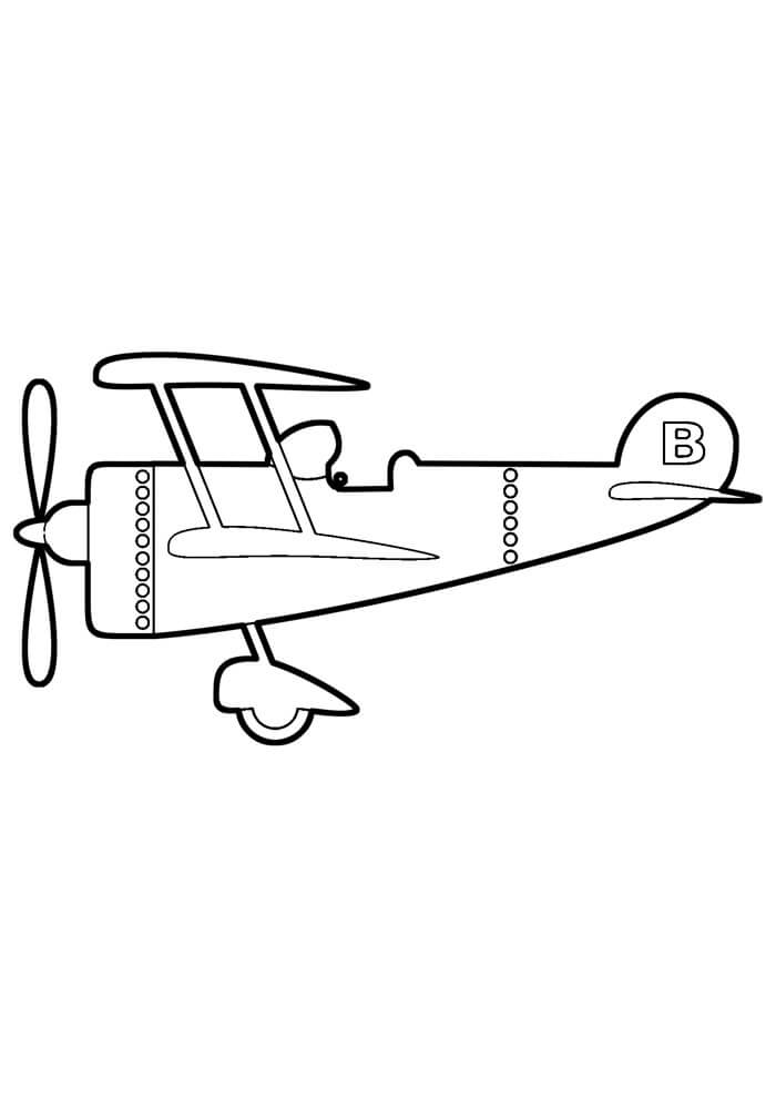 Desenho de Avião para imprimir