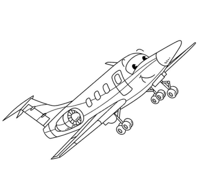 Desenho de Avião para imprimir
