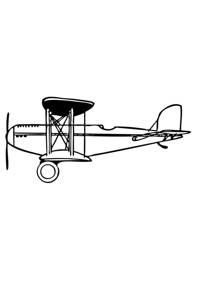Desenho de Avião para imprimir