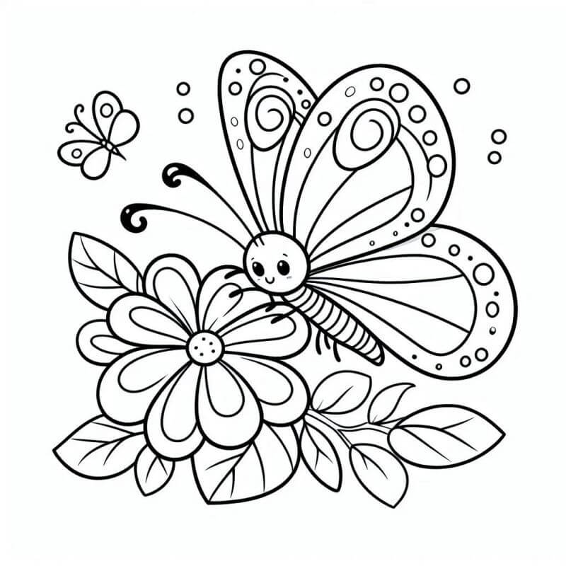 Desenho de Borboletas para imprimir