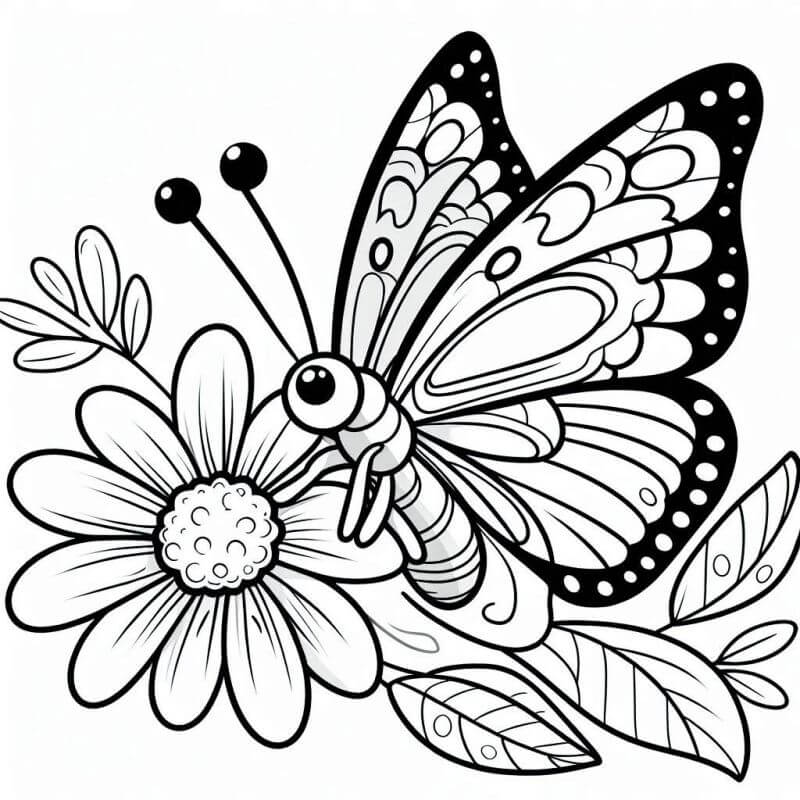 Desenho de Borboletas para imprimir