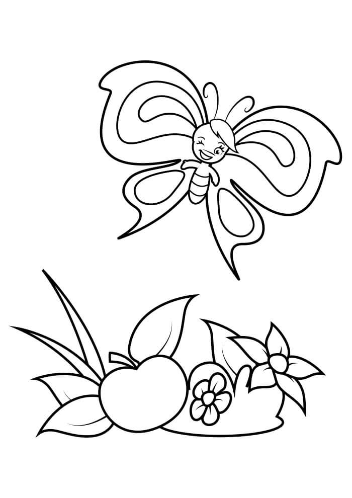 Desenho de Borboletas para imprimir