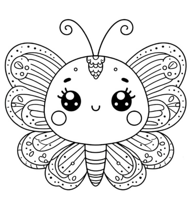 Desenho de Borboletas para imprimir
