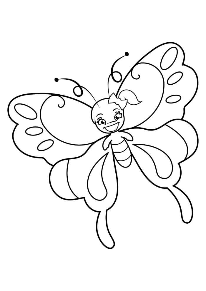 Desenho de Borboletas para imprimir