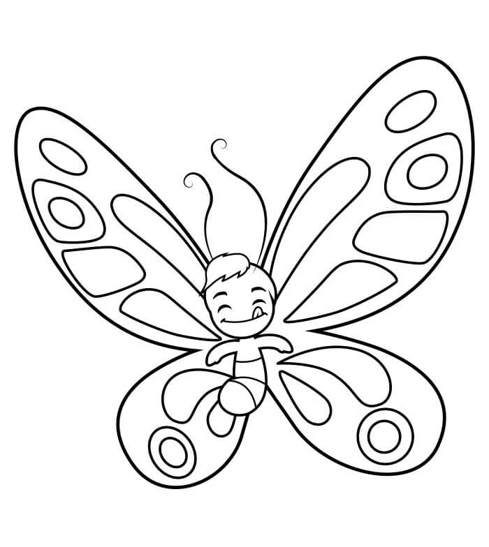 Desenho de Borboletas para imprimir
