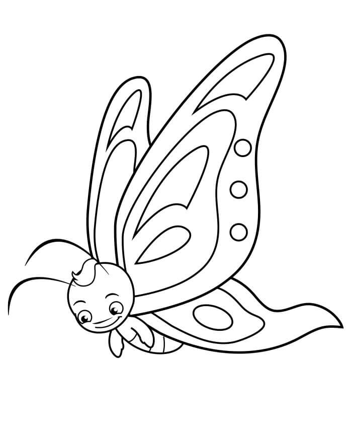 Desenho de Borboletas para imprimir