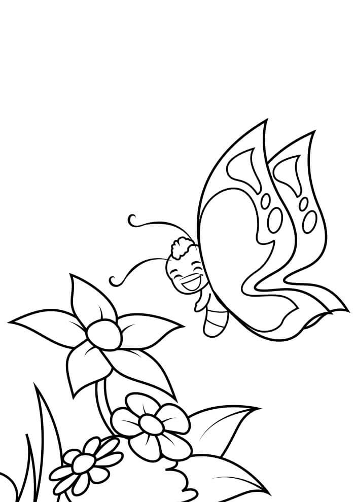 Desenho de Borboletas para imprimir
