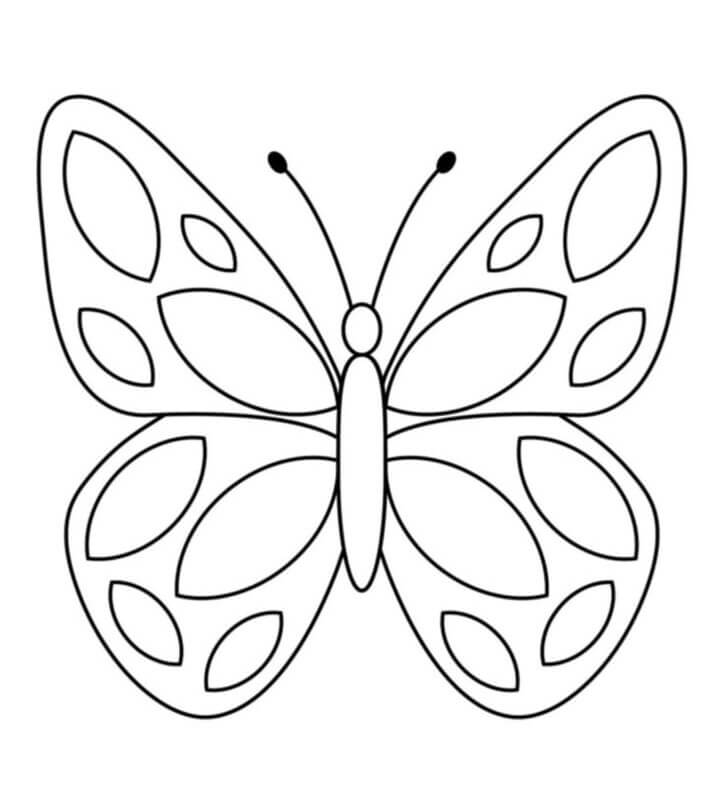 Desenho de Borboletas para imprimir