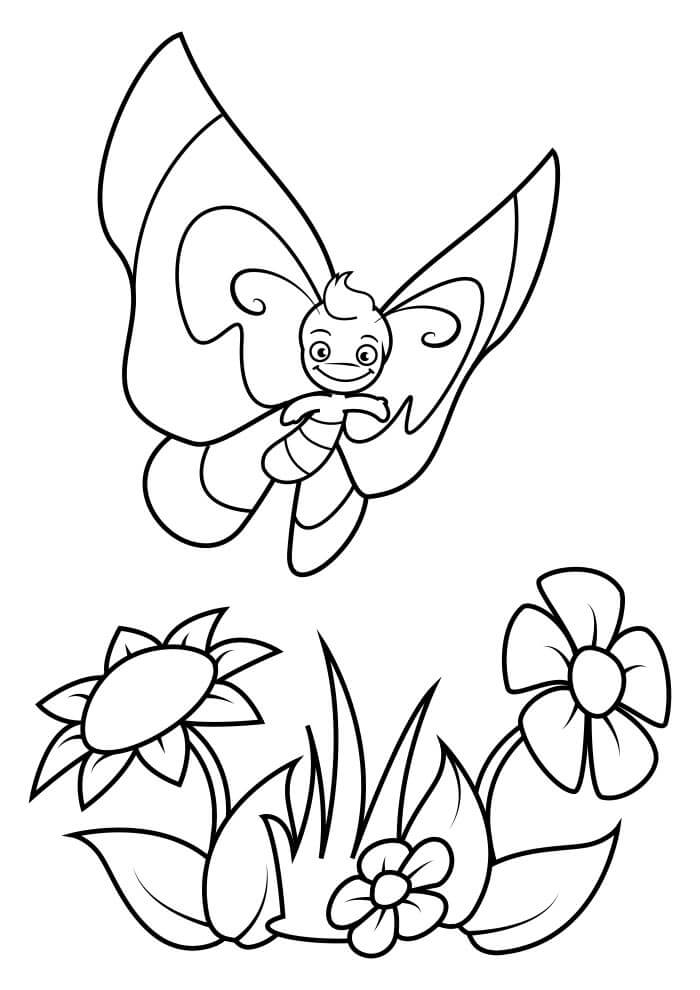 Desenho de Borboletas para imprimir
