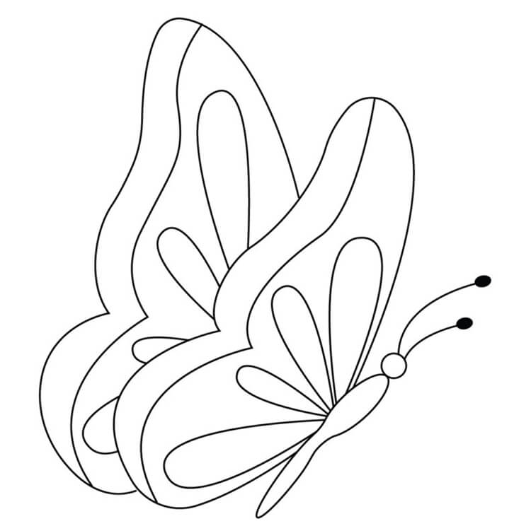 Desenho de Borboletas para imprimir