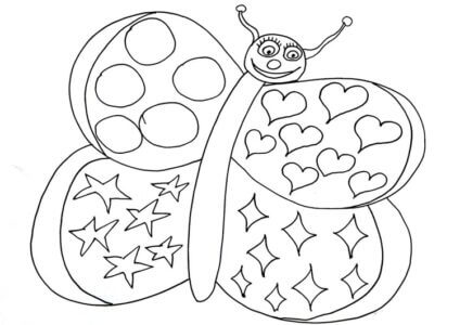 Desenho de Borboletas para imprimir