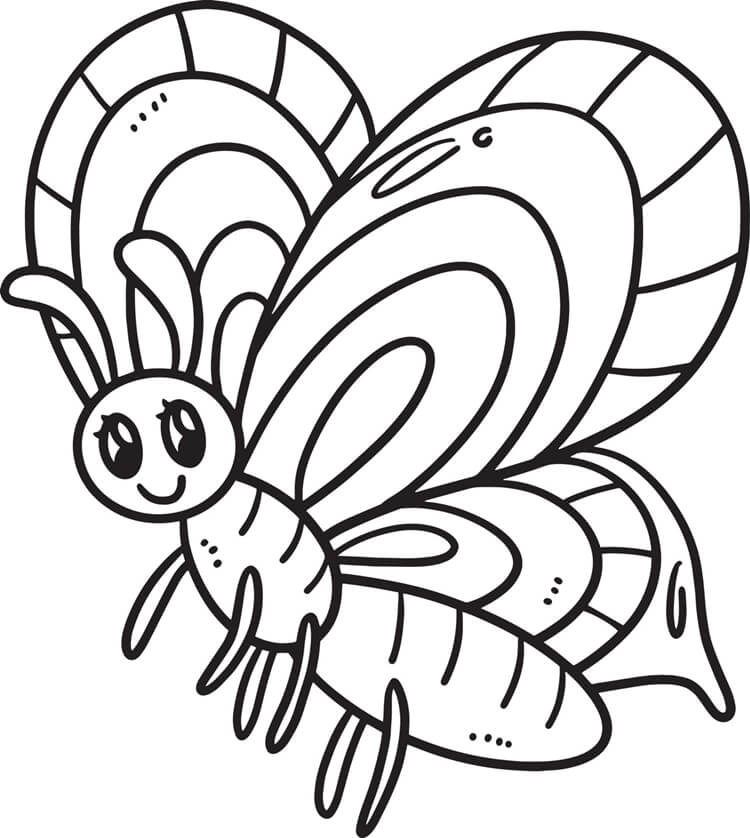 Desenho de Borboletas para imprimir