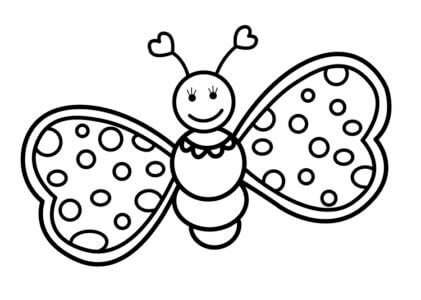 Desenho de Borboletas para imprimir