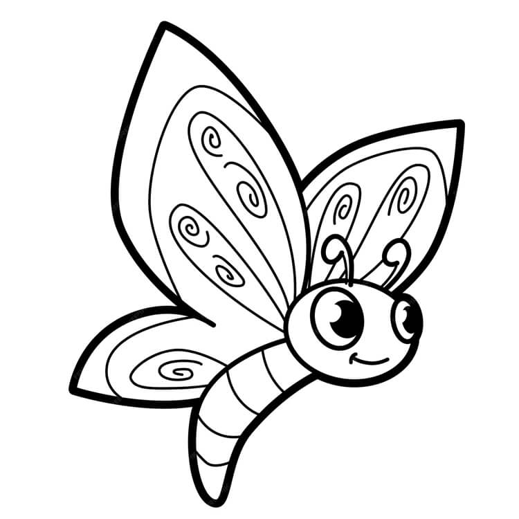 Desenho de Borboletas para imprimir