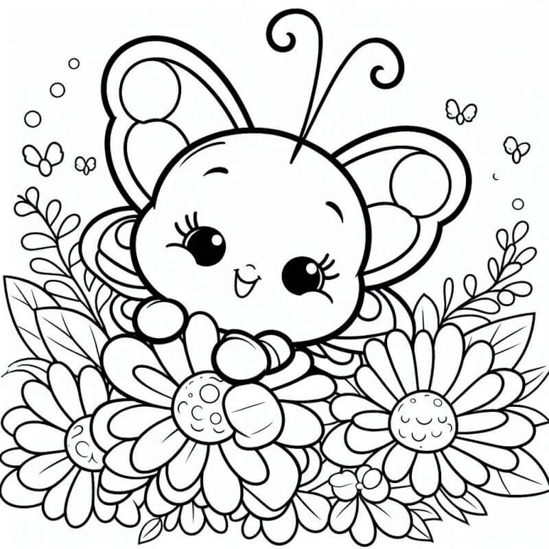 Desenho de Borboletas para imprimir
